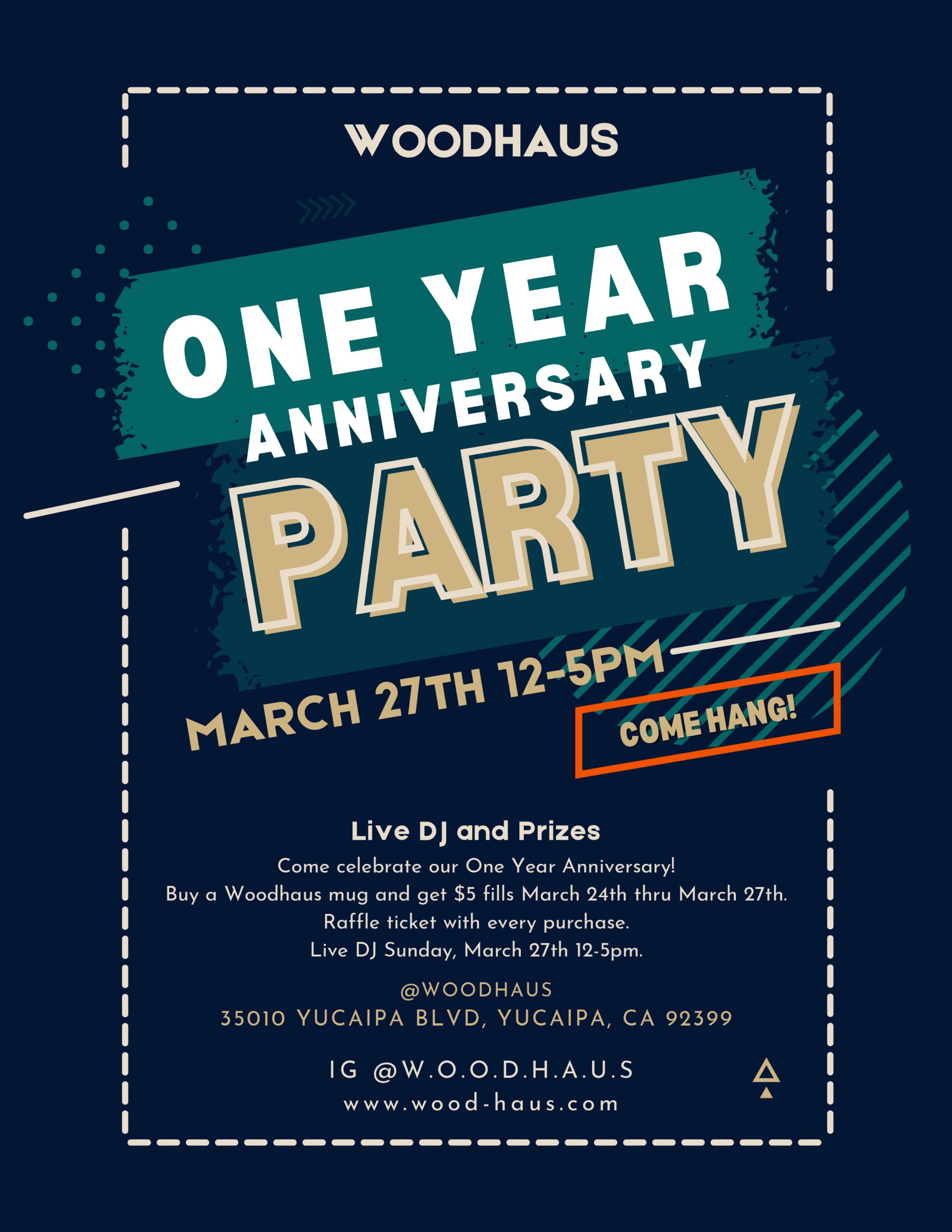 Woodhaus One Year Anniversary Party